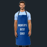 World's best chef apron<br><div class="desc">World's best chef Apron</div>