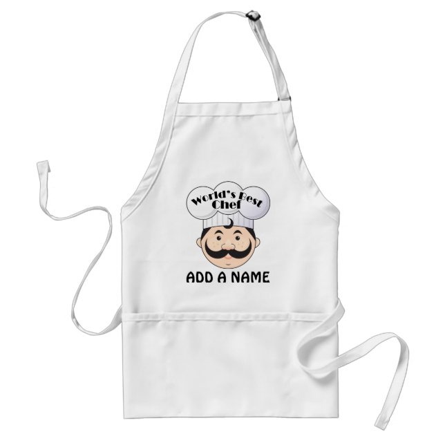 World's Best Chef Grill Cook Standard Apron (Front)