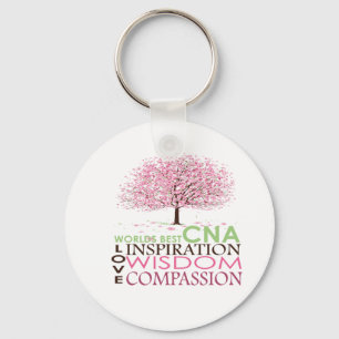 World's Best CNA Gifts Key Ring
