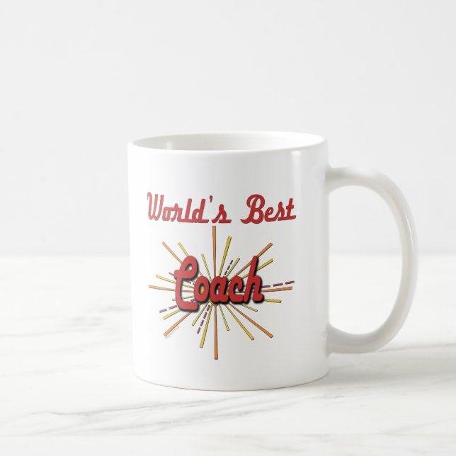 World's Best Coach Gifts Coffee Mug (Right)