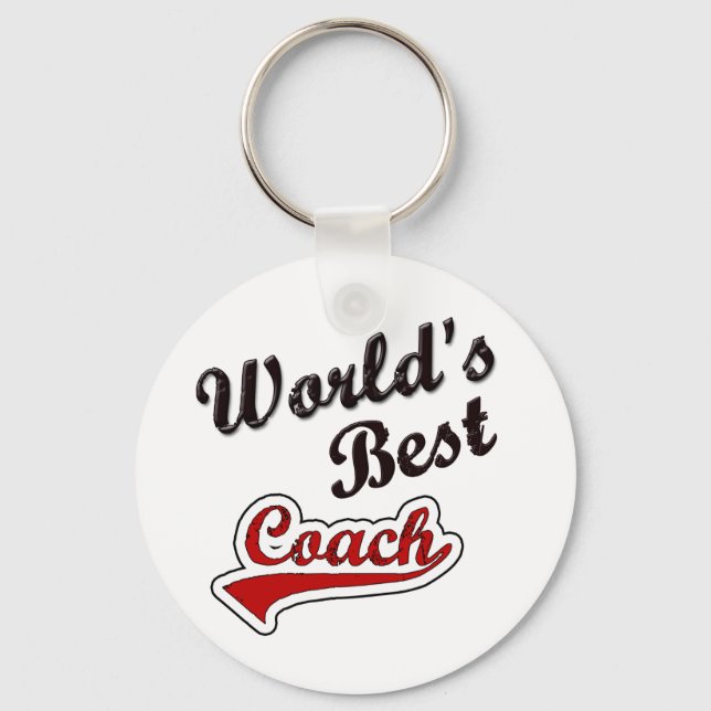 World's Best Coach Key Ring (Front)