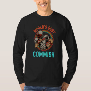 Worlds Best Commish Fantasy Football Commissioner  T-Shirt