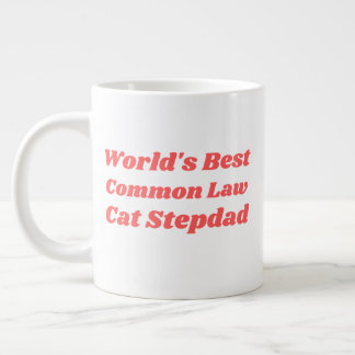 World's Best Common Law Cat Stepdad Large Coffee Mug
