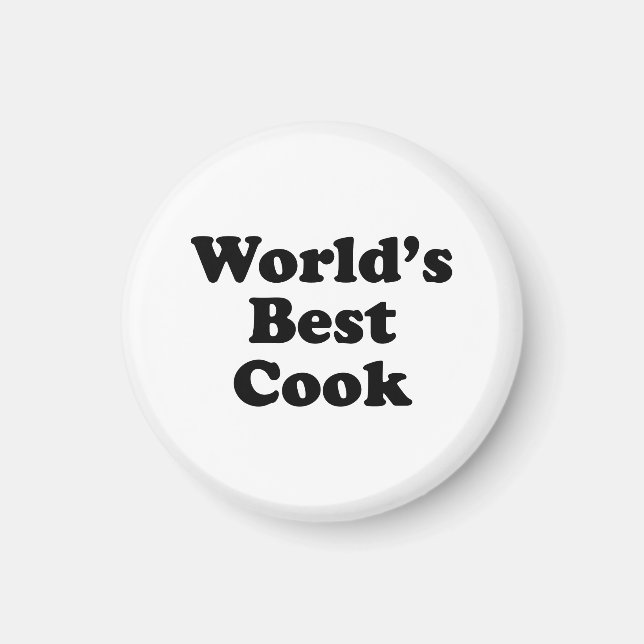 World's Best Cook Magnet (Front)