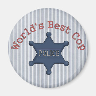 Worlds Best Cop Magnet