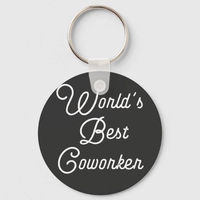 World's Best Coworker Key Ring (Front)
