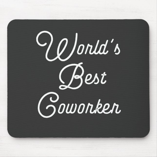 World's Best Coworker Mouse Pad (Front)