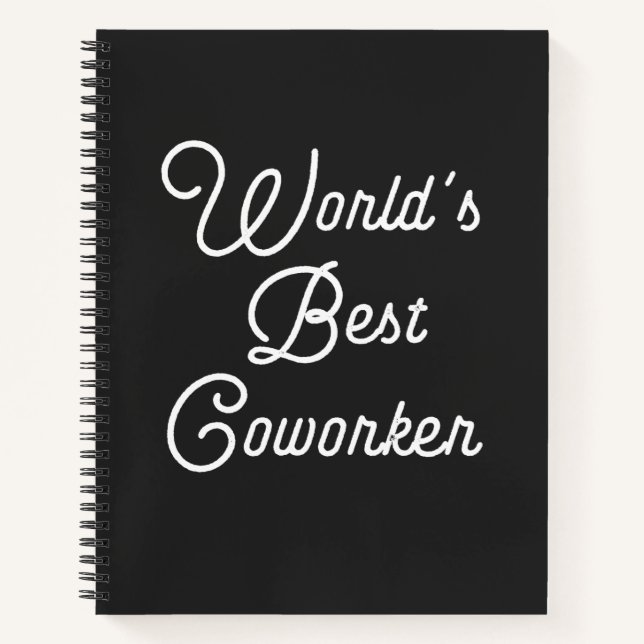 World's Best Coworker Notebook (Front)
