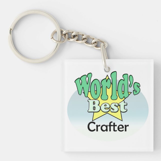 World's best Crafter Key Ring (Front)