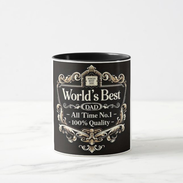 World's Best Dad: A Tribute to Unconditional Love Mug (Center)