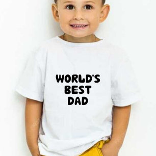 World's Best Dad Baby Tshirts