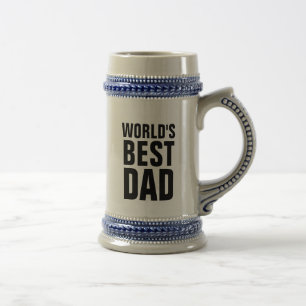 WORLD'S BEST DAD BEER STEIN