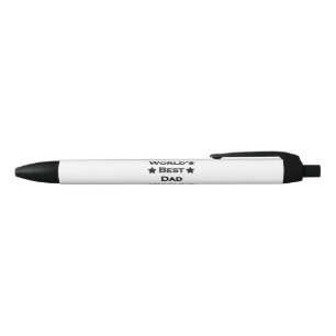 World's Best Dad Black Ink Pen
