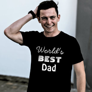 World's Best Dad Black T-Shirt