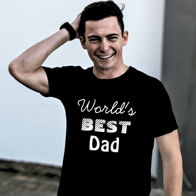 World's Best Dad Black T-Shirt (Creator Uploaded)