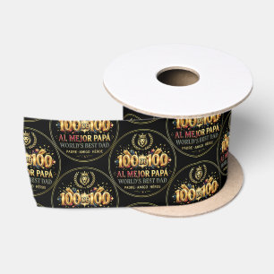 World's Best Dad / Cinta de regalo Satin Ribbon