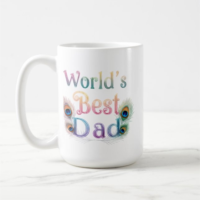World's Best Dad Classic Mug - 15 oz   (Left)