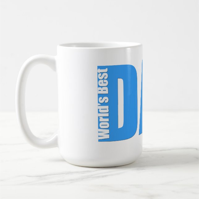 World's Best Dad Coffee Mug (Left)