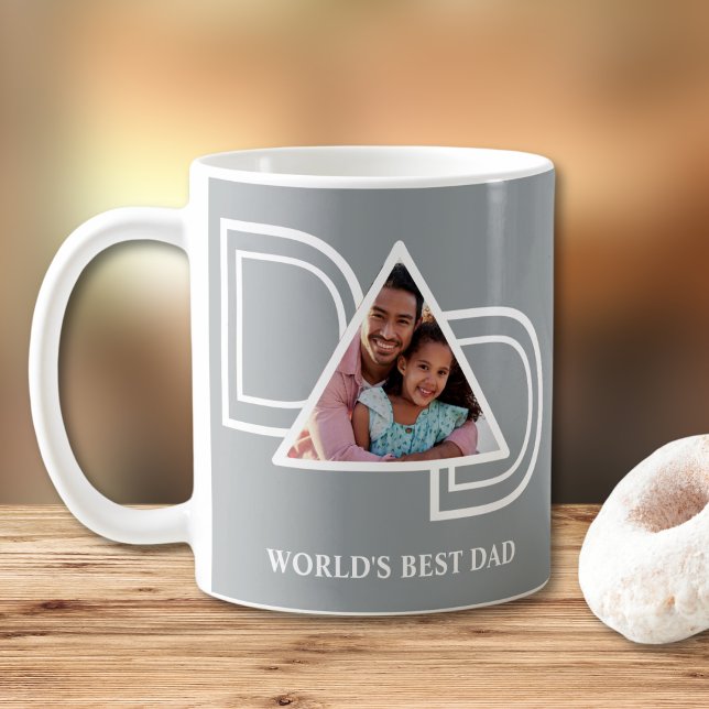 World's Best Dad Custom Photo Coffee Mug (Creator Uploaded)