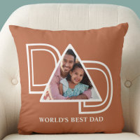 World's Best Dad Custom Photo Rust Father's Day