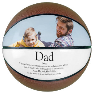 World's Best Dad, Daddy, Father Definition Photo Basketball