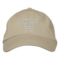 World's Best Dad Embroidered Ball Cap