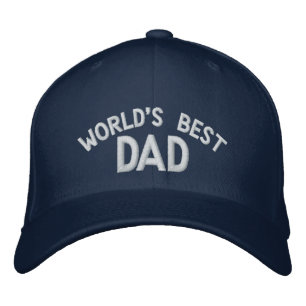 World's Best Dad Embroidered Hat