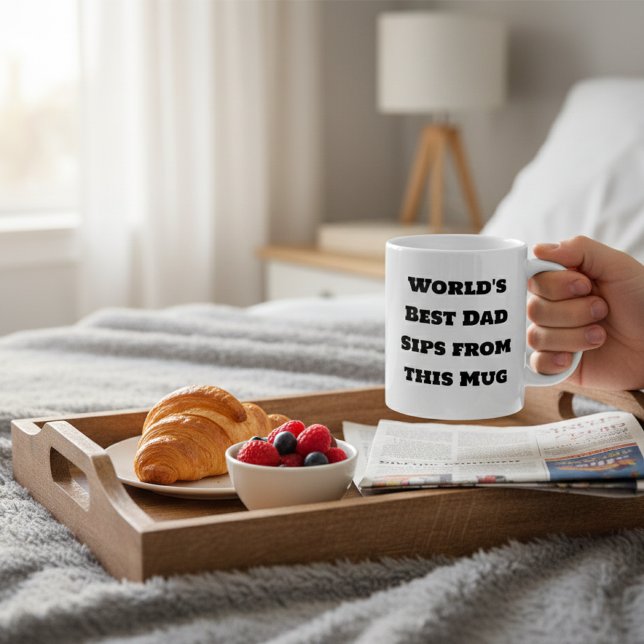 World's Best Dad - Funny Father's Day Coffee Mug (Creator Uploaded)
