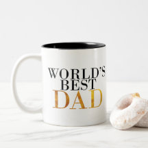 World's Best Dad (Gold) design for