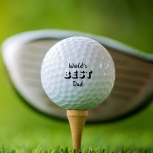 World's Best Dad Golf Balls