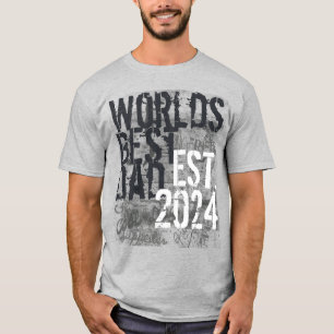 World's Best Dad Grunge 2014 Father's Day T-Shirt