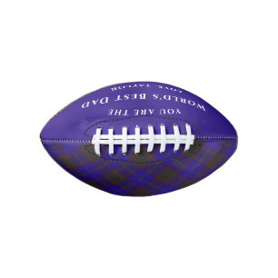 World's Best Dad Home Hume Tartan Plaid Football