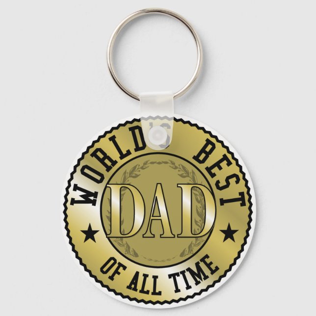 World's Best Dad Key Ring (Front)