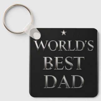 World's Best Dad Keychain
