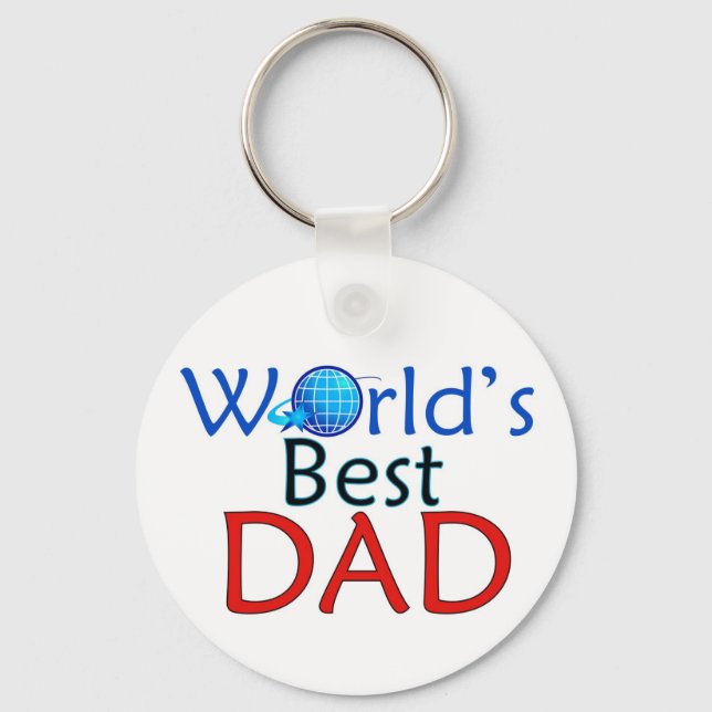 World's Best DAD - Keychain (Front)