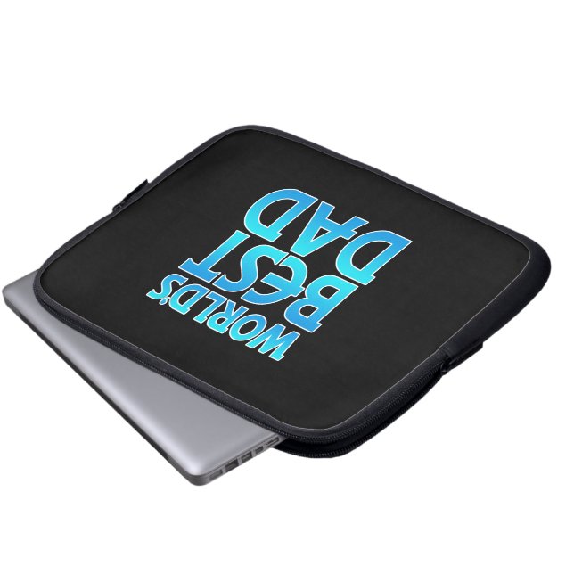 World's Best Dad Laptop Bag (Front Bottom)