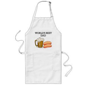 Worlds Best Dad Long Apron
