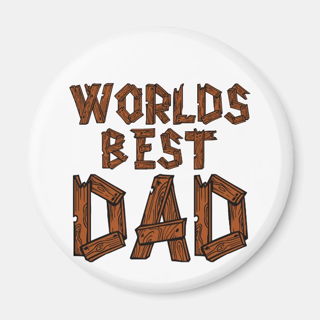 World's Best Dad Magnet (Front)