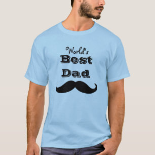 World's Best Dad Moustache T-Shirt