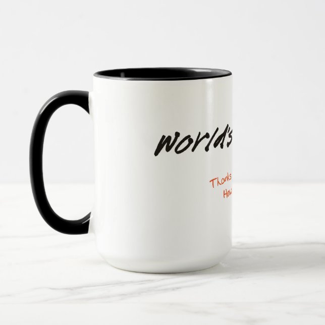 world's best dad mug (Left)