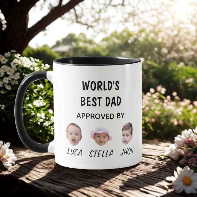 World's Best Dad Mug | Custom Baby Face Mug (Creator Uploaded)