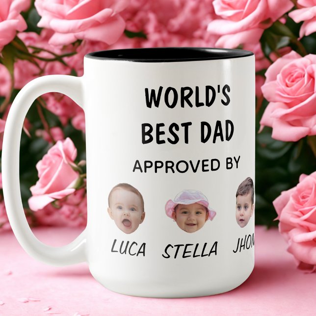 World's Best Dad Mug | Custom Baby Face Mug (Creator Uploaded)