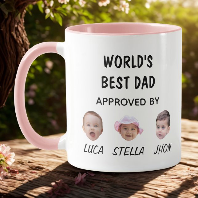 World's Best Dad Mug | Custom Baby Face Mug (Creator Uploaded)
