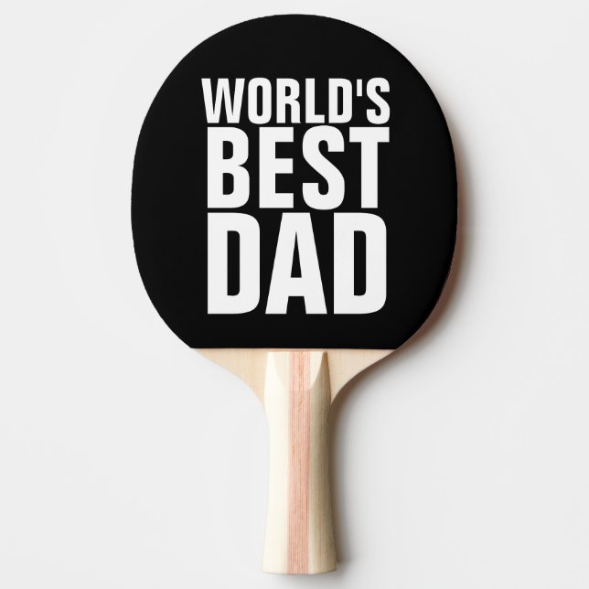 WORLD'S BEST DAD PING PONG PADDLE (Front)
