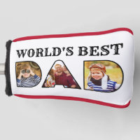 Worlds Best Dad Quote Modern 3 Photo Collage