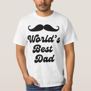 worlds best dad, retro stylish fathers day funny T-Shirt