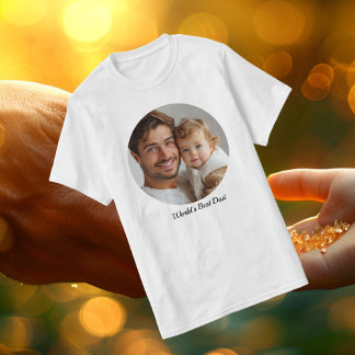 World's Best Dad T-Shirt Custom Personalise