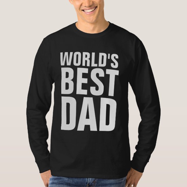 WORLD'S BEST DAD T-Shirts Tees (Front)