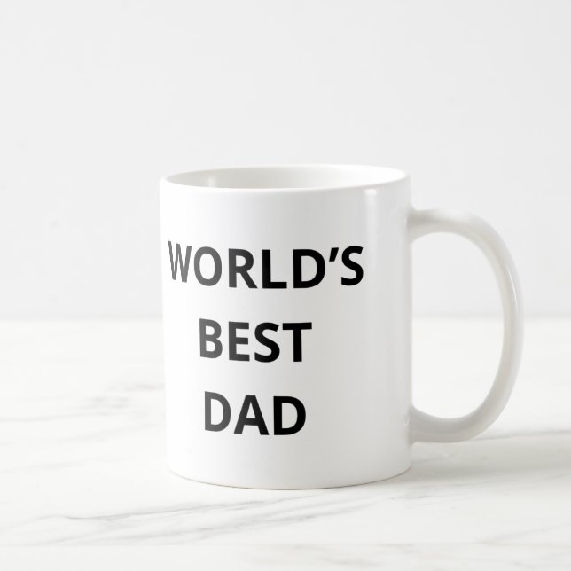 WORLD'S BEST DAD - The Office Coffee Mug (Right)