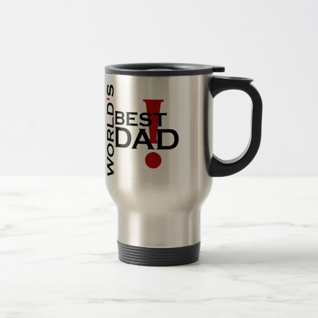 Worlds Best Dad Travel Mug (Right)